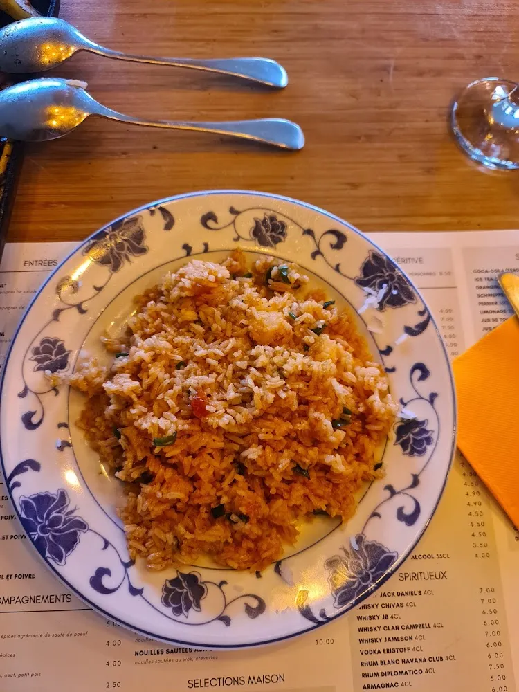 Riz Rouge Sauce Tomate Et Petits Légumes